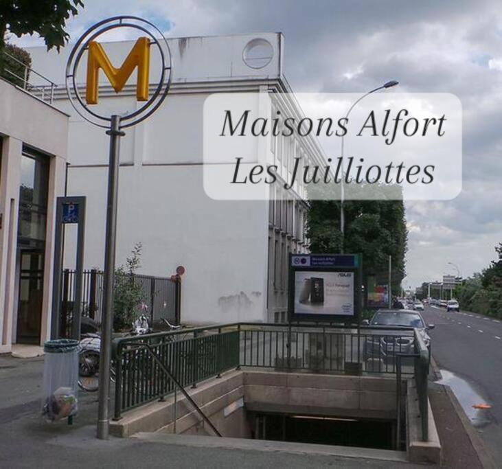Escale-Marne Fr - 102 - Free Parking - Free Luggage Storage - All Equipped - Linen Included - Washing Machine - 10Mn Walk Metro 8 - Rer A - Panoramic View - From 1 To 4 Guests Maisons-Alfort Esterno foto