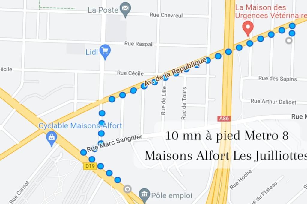 Escale-Marne Fr - 102 - Free Parking - Free Luggage Storage - All Equipped - Linen Included - Washing Machine - 10Mn Walk Metro 8 - Rer A - Panoramic View - From 1 To 4 Guests Maisons-Alfort Esterno foto