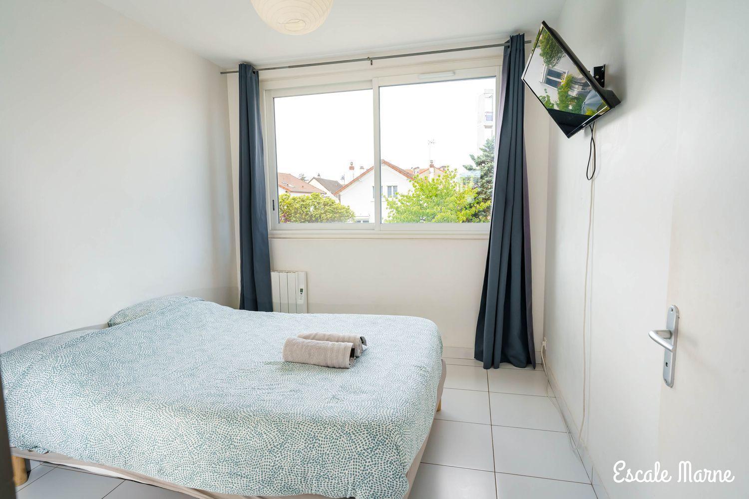 Escale-Marne Fr - 102 - Free Parking - Free Luggage Storage - All Equipped - Linen Included - Washing Machine - 10Mn Walk Metro 8 - Rer A - Panoramic View - From 1 To 4 Guests Maisons-Alfort Esterno foto
