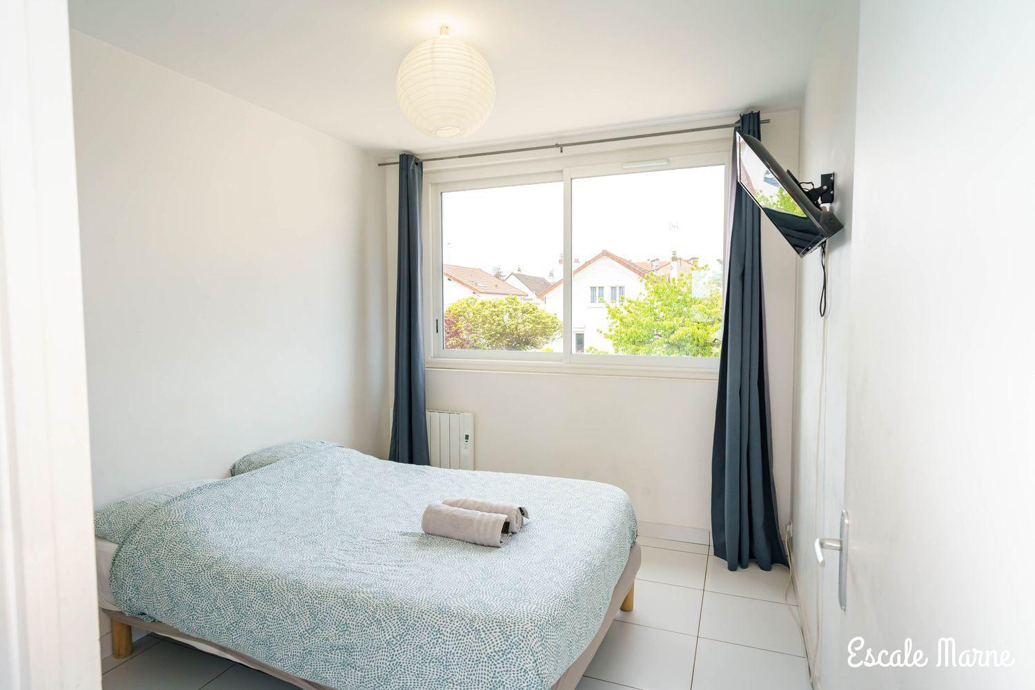 Escale-Marne Fr - 102 - Free Parking - Free Luggage Storage - All Equipped - Linen Included - Washing Machine - 10Mn Walk Metro 8 - Rer A - Panoramic View - From 1 To 4 Guests Maisons-Alfort Esterno foto
