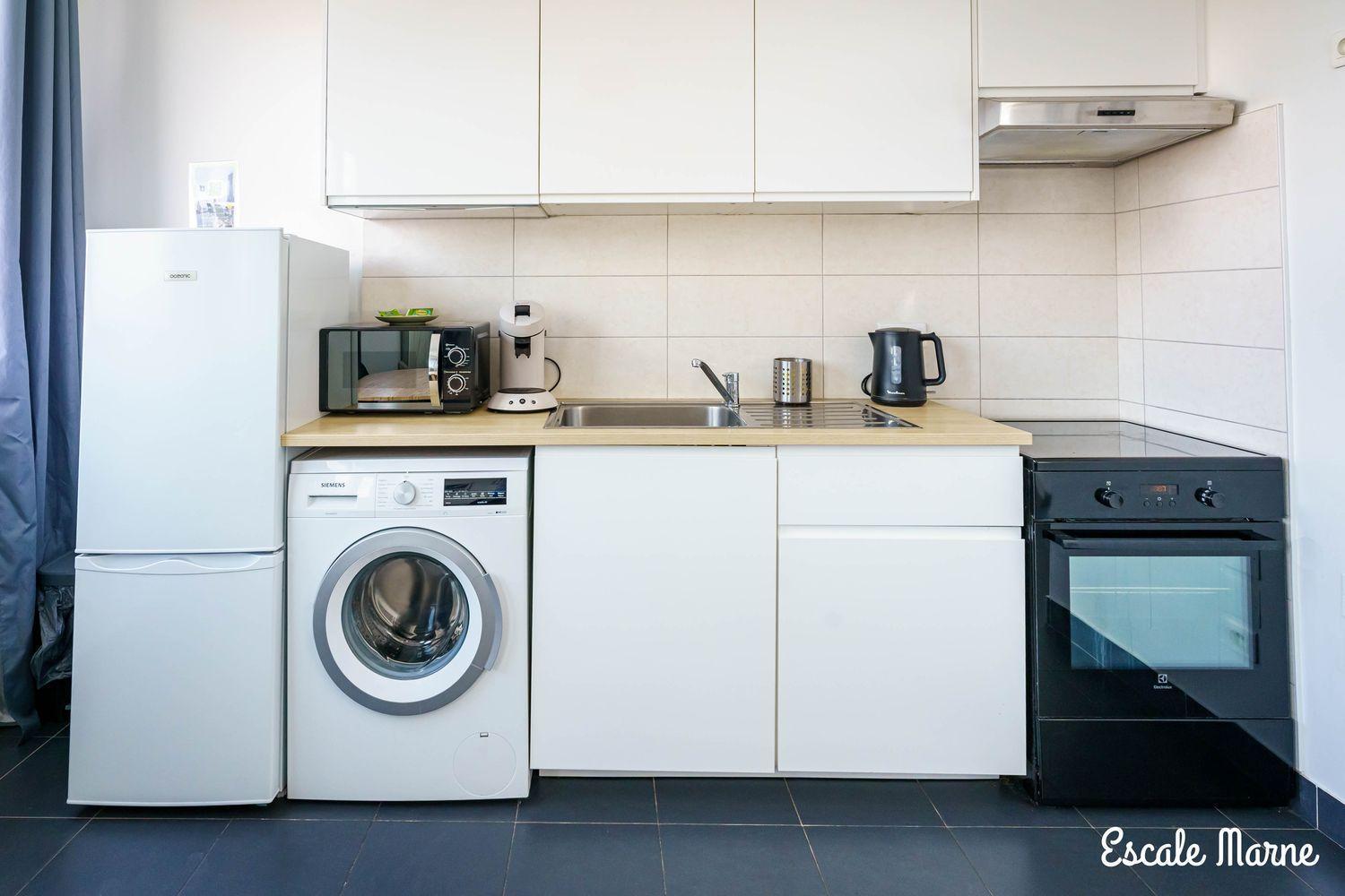 Escale-Marne Fr - 102 - Free Parking - Free Luggage Storage - All Equipped - Linen Included - Washing Machine - 10Mn Walk Metro 8 - Rer A - Panoramic View - From 1 To 4 Guests Maisons-Alfort Esterno foto